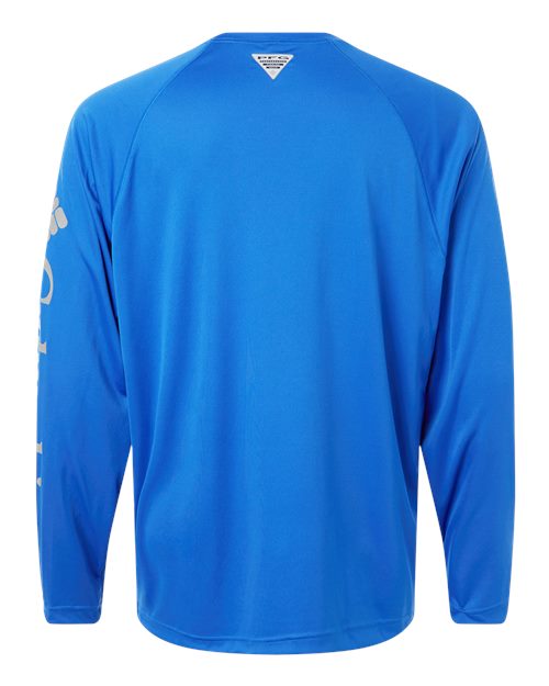 Men's PFG Terminal Tackle™ Long Sleeve T-Shirt - Vivid Blue/ Cool Grey