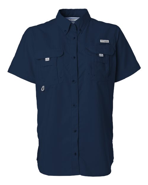 Women's PFG Bahama™ Short Sleeve Shirt - Collegiate Navy