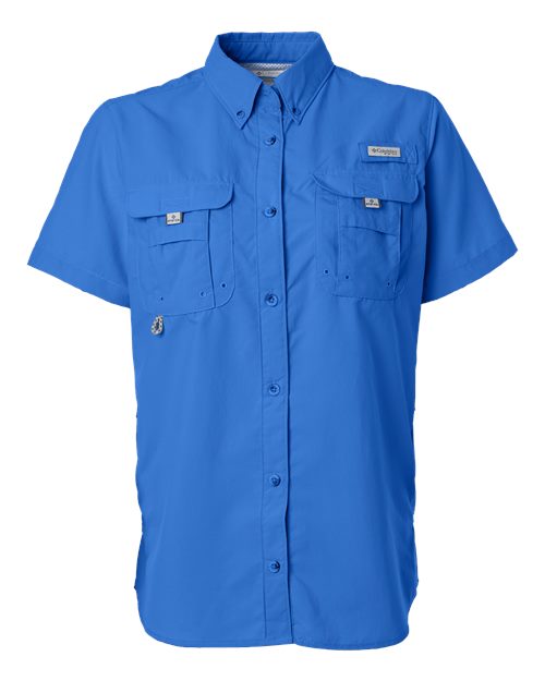 Women's PFG Bahama™ Short Sleeve Shirt - Vivid Blue