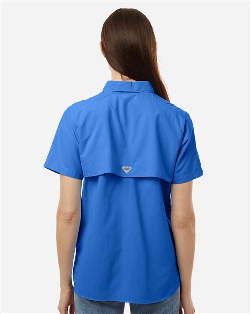 Women's PFG Bahama™ Short Sleeve Shirt - Vivid Blue
