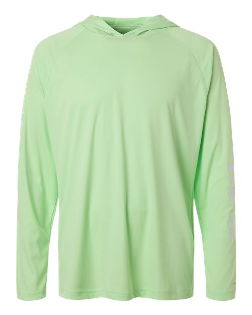 Men's PFG Terminal Tackle™ Hooded Long Sleeve T-Shirt - Key West/ Cool Grey