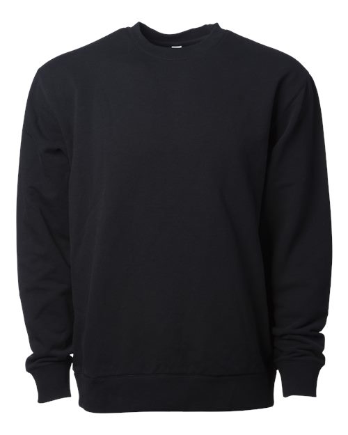 Lux Heavyweight Modal Crewneck Sweatshirt - Black