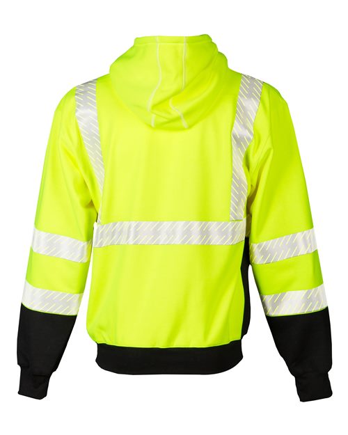 Unisex FR Full-Zip Hooded Sweatshirt - Lime