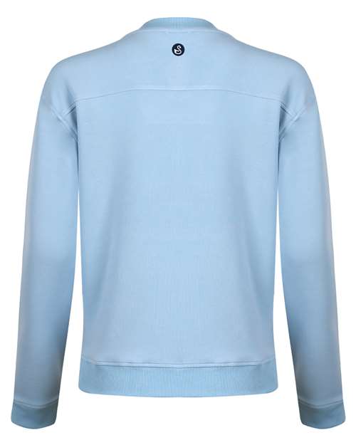 Women's Margaret Cross Neck Sweatshirt - Sky