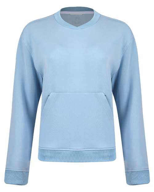 Women's Margaret Cross Neck Sweatshirt - Sky