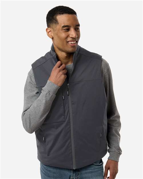 Unisex Techno Lite Flat-Fill Insulated Vest - Carbon