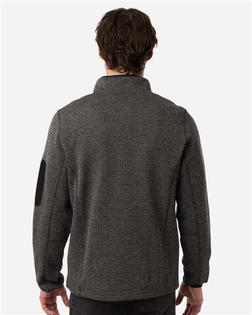 Men's Jasper Full-Zip Fleece Jacket - Black/ Grey