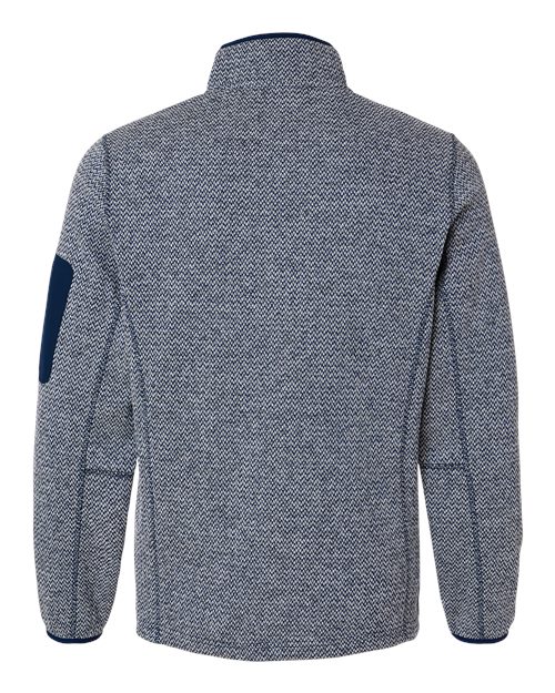 Men's Jasper Full-Zip Fleece Jacket - Classic Navy/ White