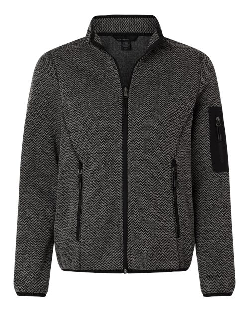 Women's Jasper Full-Zip Fleece Jacket - Black/ Grey