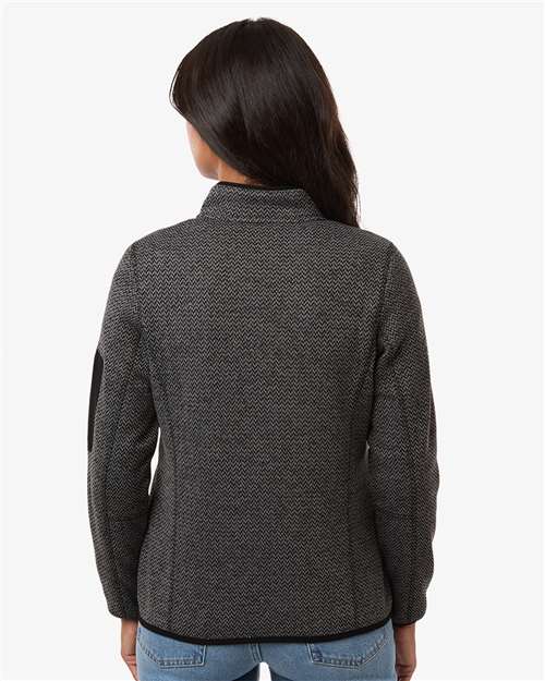 Women's Jasper Full-Zip Fleece Jacket - Black/ Grey