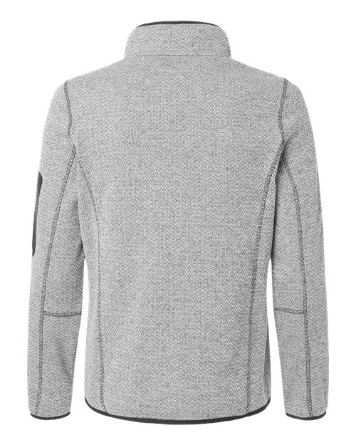 Women's Jasper Full-Zip Fleece Jacket - Grey/ White