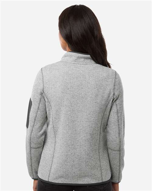 Women's Jasper Full-Zip Fleece Jacket - Grey/ White