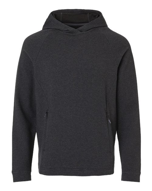 Men's Spirit Textured Hooded Pullover - Black Heather