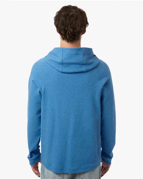 Men's Spirit Textured Hooded Pullover - Light Nautical Blue Heather
