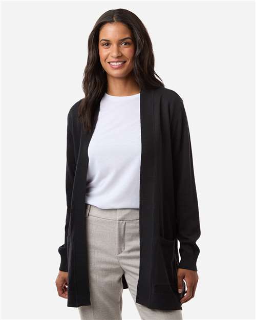 Women's New Classics Open Cardigan Sweater - Black