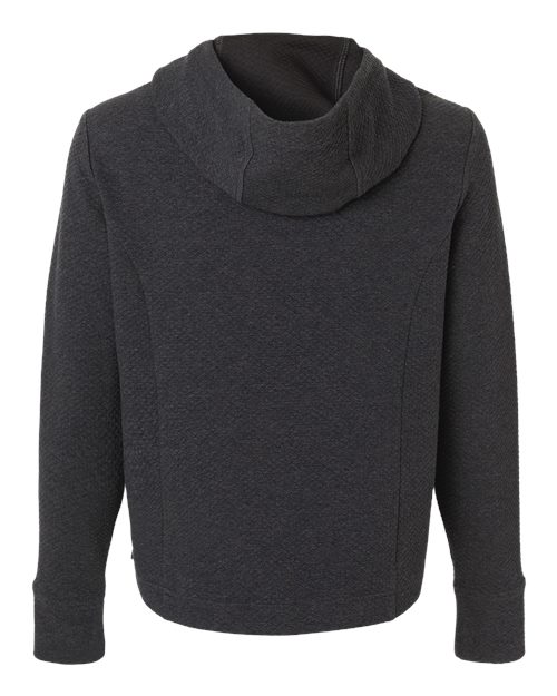 Women's Spirit Textured Hooded Pullover - Black Heather