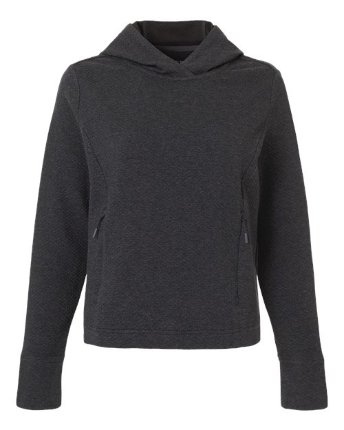 Women's Spirit Textured Hooded Pullover - Black Heather