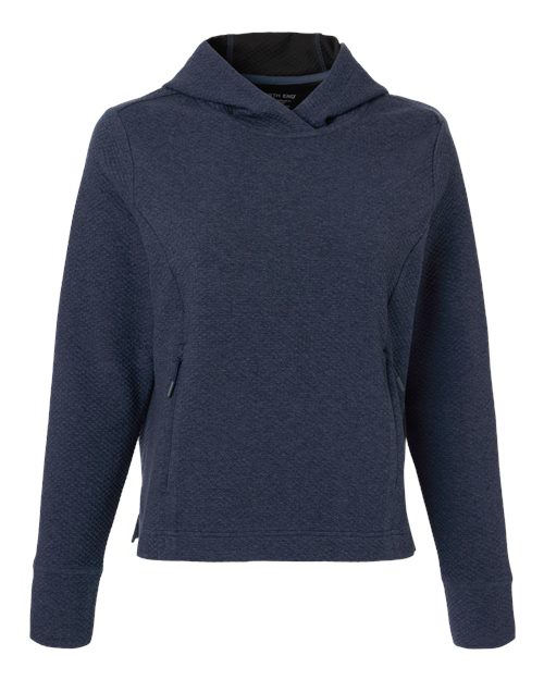 Women's Spirit Textured Hooded Pullover - Classic Navy Heather