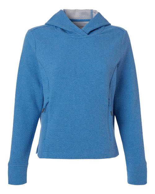 Women's Spirit Textured Hooded Pullover - Light Nautical Blue Heather