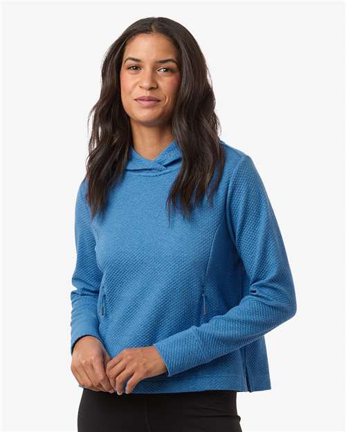 Women's Spirit Textured Hooded Pullover - Light Nautical Blue Heather