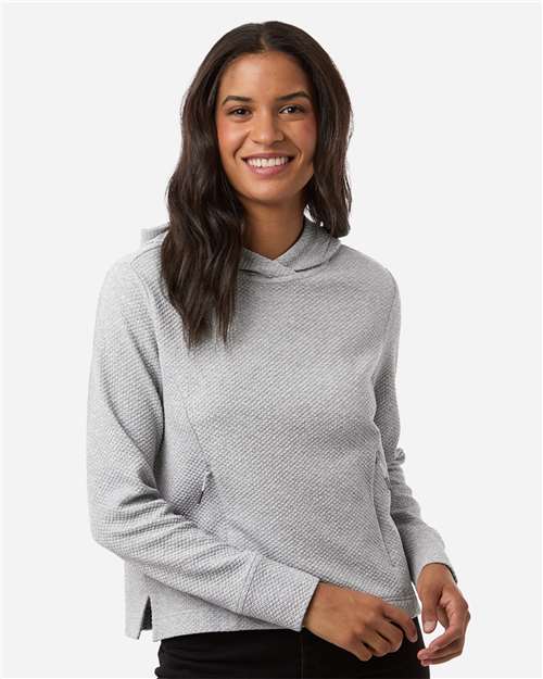 Women's Spirit Textured Hooded Pullover - Platinum Heather