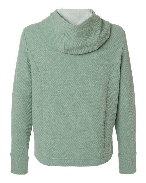 Women's Spirit Textured Hooded Pullover - Sage Green Heather