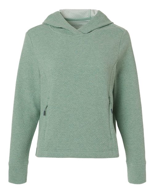 Women's Spirit Textured Hooded Pullover - Sage Green Heather