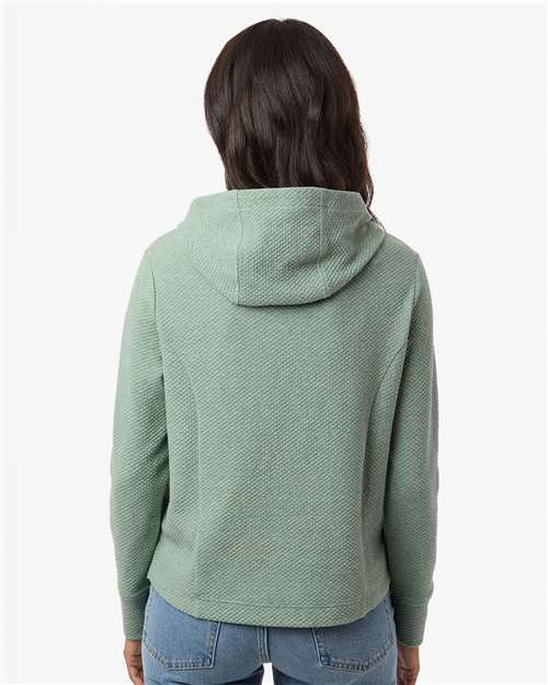 Women's Spirit Textured Hooded Pullover - Sage Green Heather