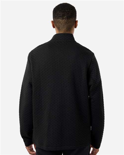 Men's Berkley Textured Full-Zip Jacket - Black