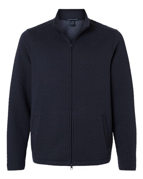 Men's Berkley Textured Full-Zip Jacket - Navy