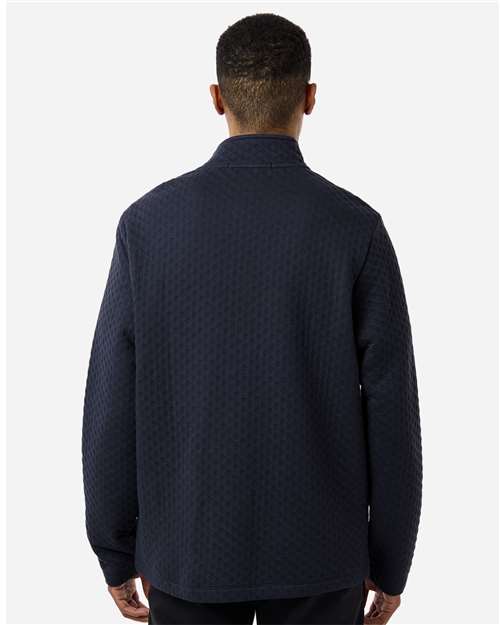 Men's Berkley Textured Full-Zip Jacket - Navy