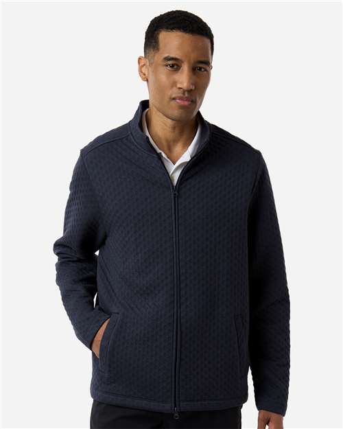 Men's Berkley Textured Full-Zip Jacket - Navy