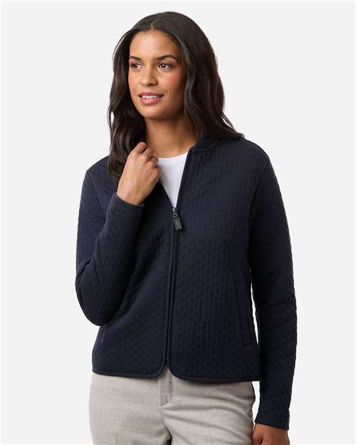 Women's Berkeley Textured Full-Zip Jacket - Navy