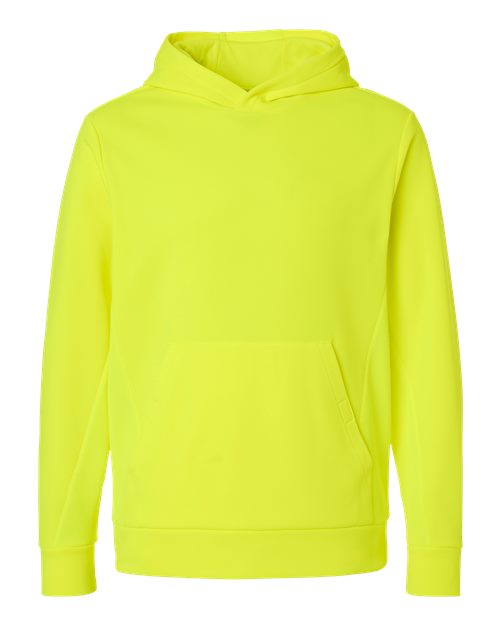 Unisex Squad Hooded Tech Fleece Pullover - Safety Yellow