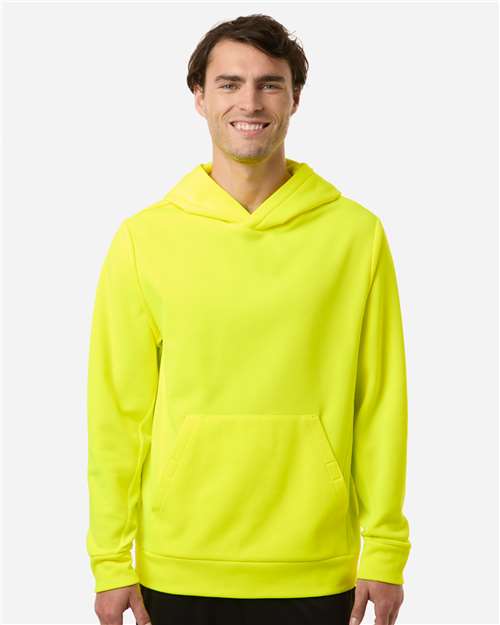 Unisex Squad Hooded Tech Fleece Pullover - Safety Yellow
