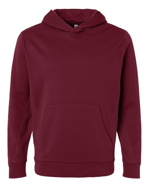 Unisex Squad Hooded Tech Fleece Pullover - Sport Maroon