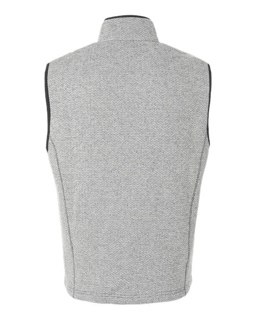 Men's Jasper Jacquard Fleece Vest - Grey/ White