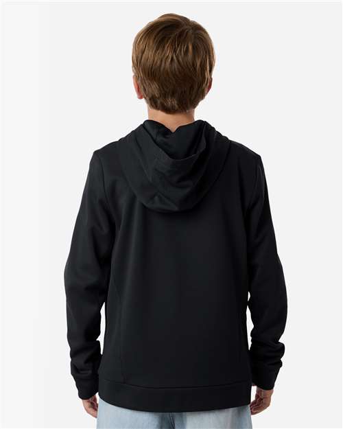 Youth Squad Hooded Tech Fleece Pullover - Black