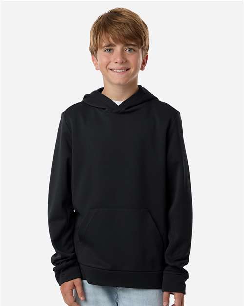 Youth Squad Hooded Tech Fleece Pullover - Black