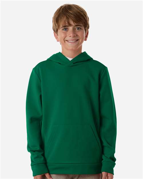 Youth Squad Hooded Tech Fleece Pullover - Sport Forest