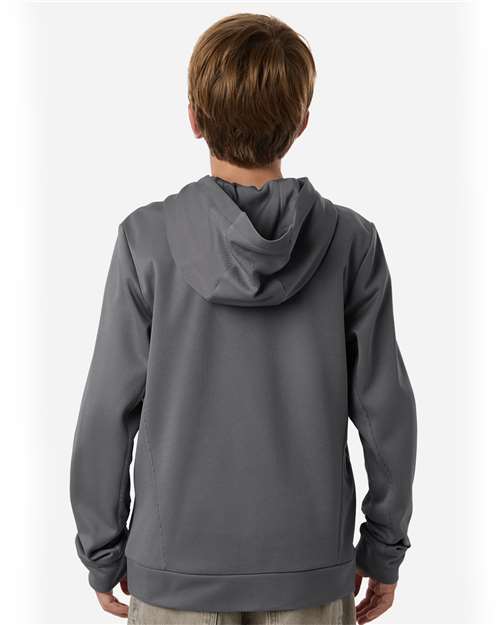 Youth Squad Hooded Tech Fleece Pullover - Sport Graphite