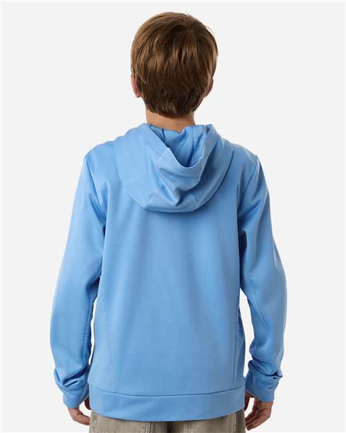 Youth Squad Hooded Tech Fleece Pullover - Sport Light Blue