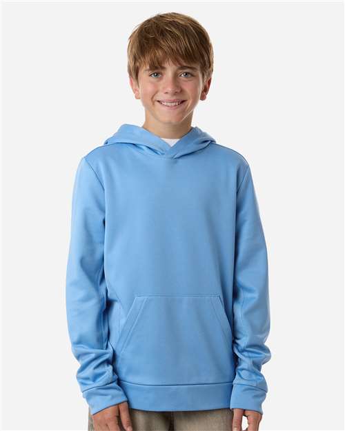 Youth Squad Hooded Tech Fleece Pullover - Sport Light Blue