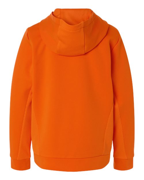 Youth Squad Hooded Tech Fleece Pullover - Sport Orange