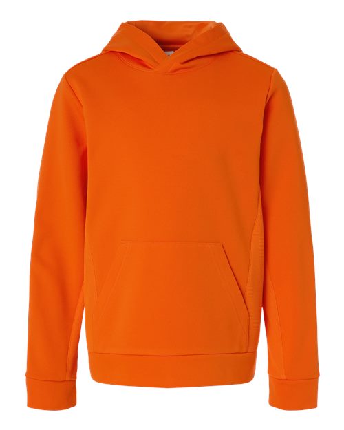 Youth Squad Hooded Tech Fleece Pullover - Sport Orange