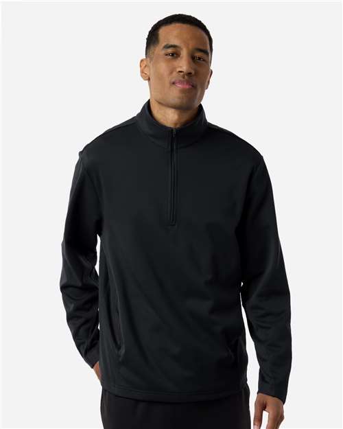 Unisex Squad Cadet Quarter-Zip Tech Fleece Pullover - Black