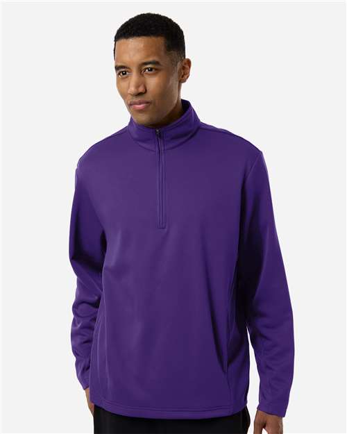 Unisex Squad Cadet Quarter-Zip Tech Fleece Pullover - Sport Purple
