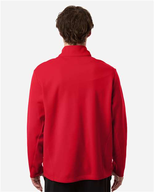 Unisex Squad Cadet Quarter-Zip Tech Fleece Pullover - Sport Red