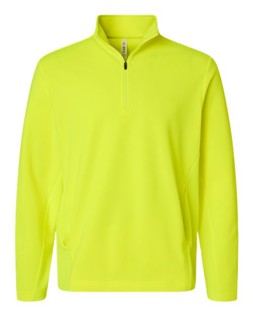 Unisex Squad Cadet Quarter-Zip Tech Fleece Pullover - Safety Yellow