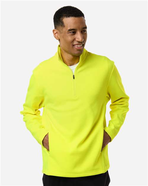Unisex Squad Cadet Quarter-Zip Tech Fleece Pullover - Safety Yellow